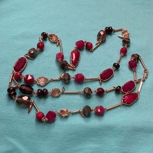 Kendra Scott Ruth Necklace In Rose Gold